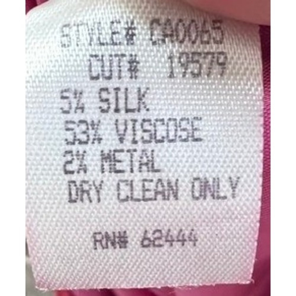Vintage Y2K Nicole Miller Embroidered Silk Blend Maxi Skirt Goth Fairy Boho 10 - Picture 13 of 13